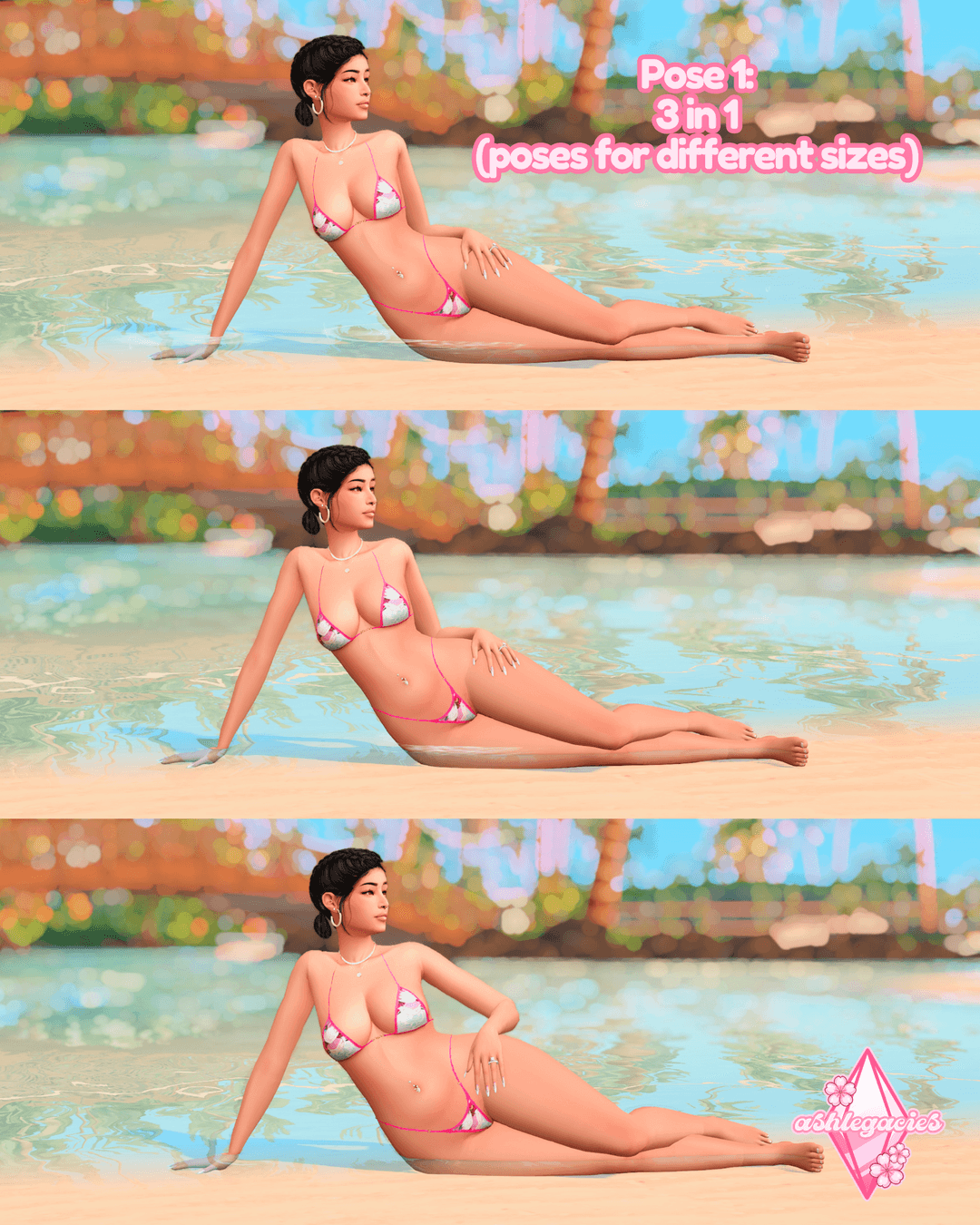 Галерея мода Пак поз Summertime Fine Posepack #1